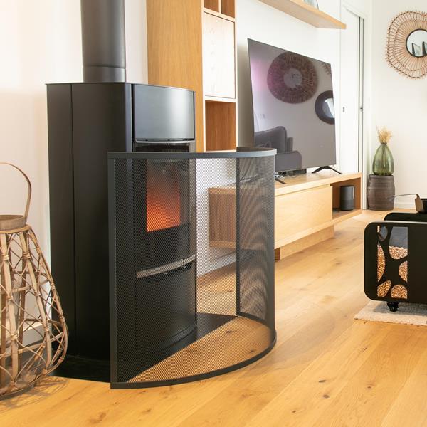 Stove fireplace screens